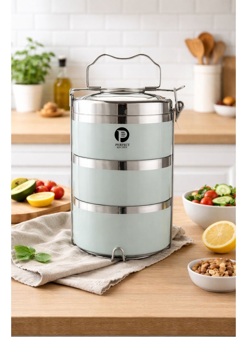 بيرفكت كيتشن حافظة طعام بطبقة مزدوجة-أبيض - Image 4